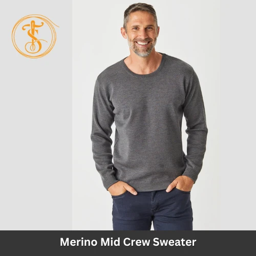 Classic Crew Neck Wool Sweater